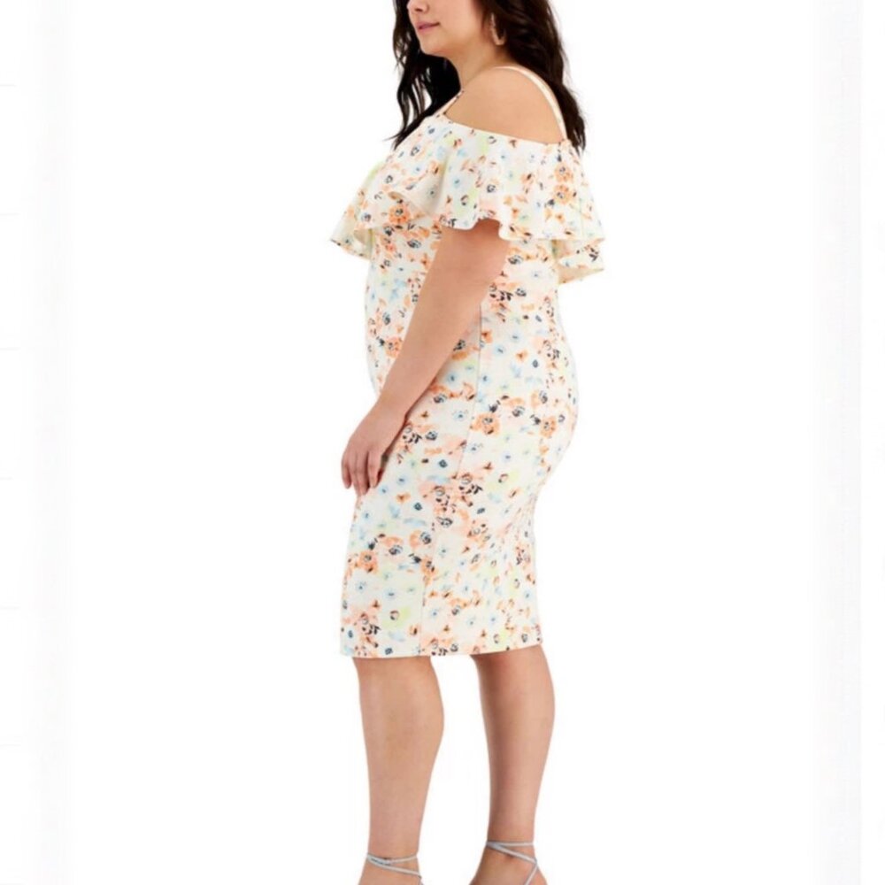 Rachel Rachel Roy Marcella off the shoulder Dress Size 20w - Picture 3 of 5